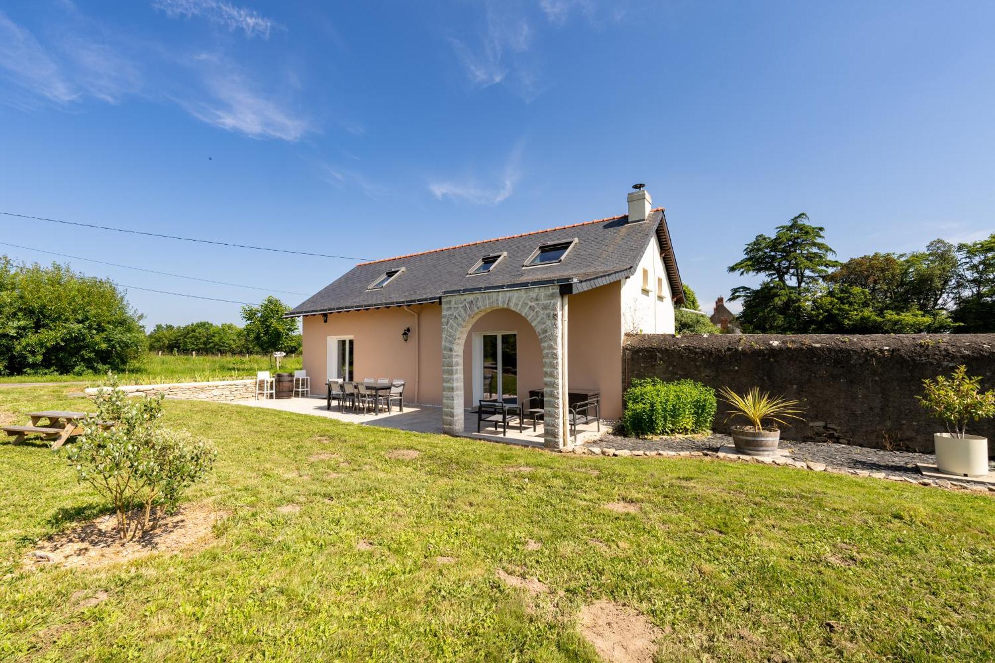 Manoir De L'Aisnerie Le Pavillon Villa Saint-Herblain Kültér fotó
